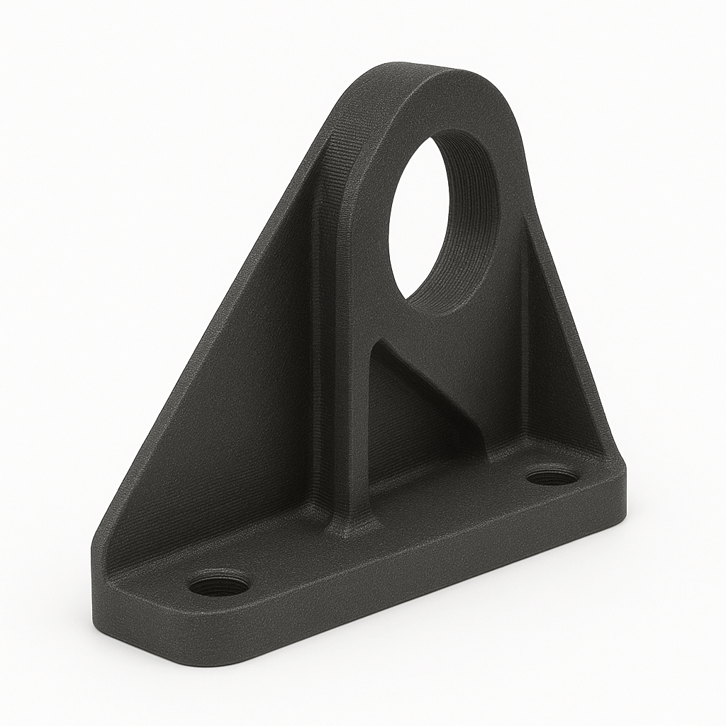 Dettaglio stampa 3D PET-CF resistenza termica 205 gradi