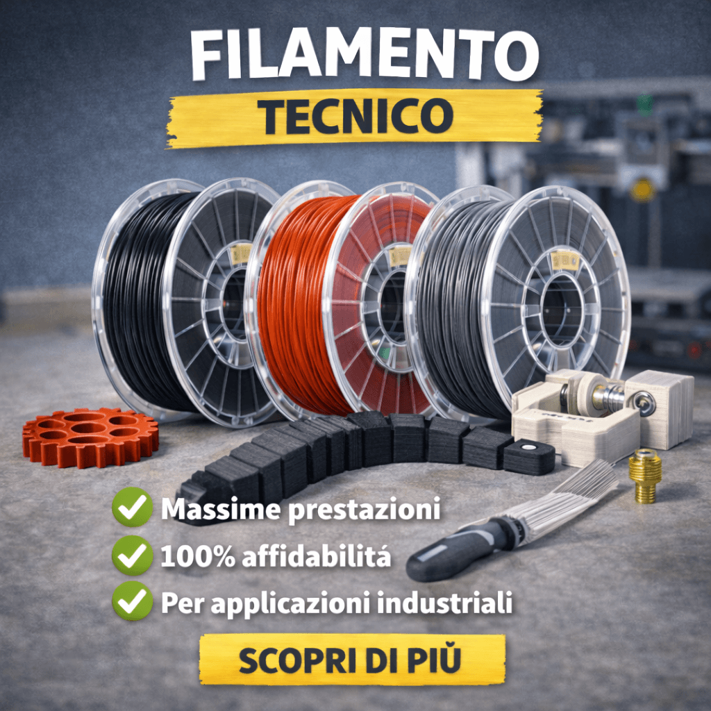 Filamenti Tecnici per stampa 3D