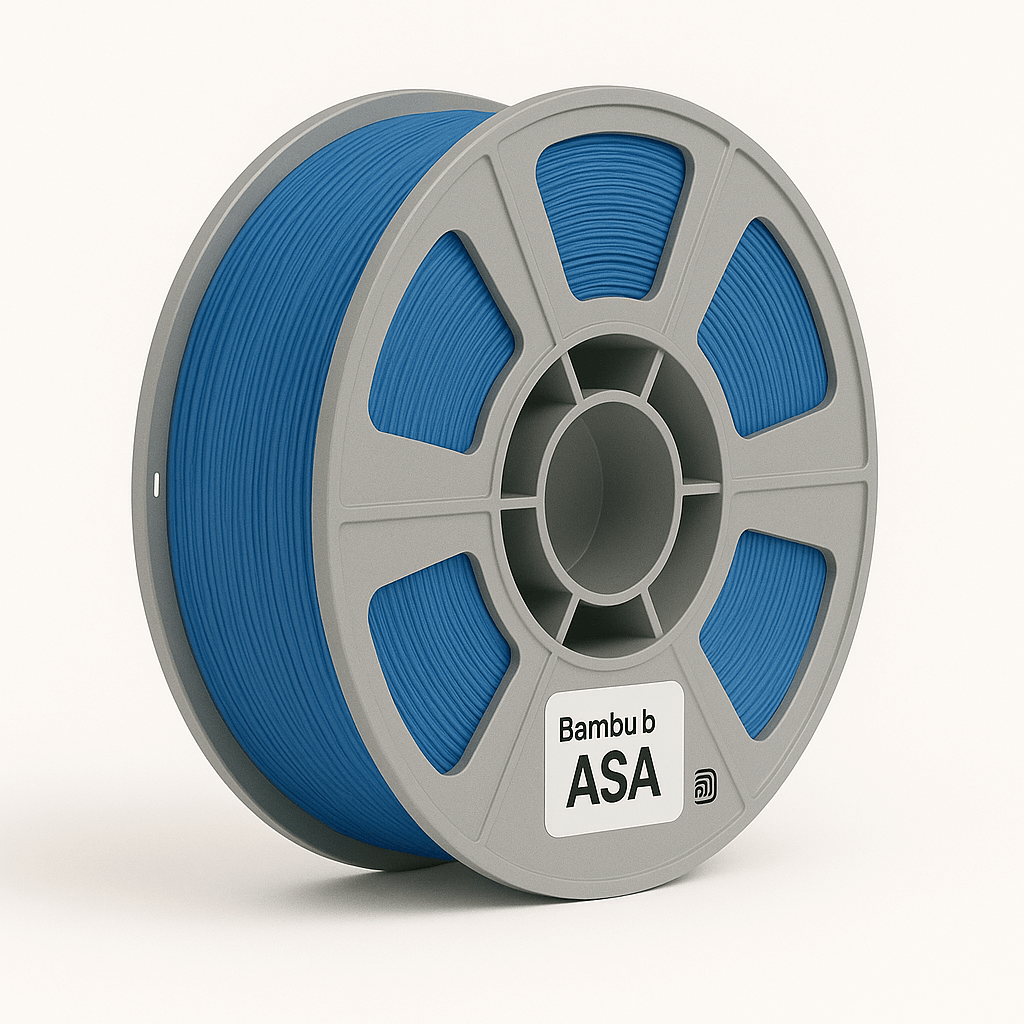 Bobina Bambu Lab ASA Blu 1 kg per stampa 3D, resistente ai raggi UV