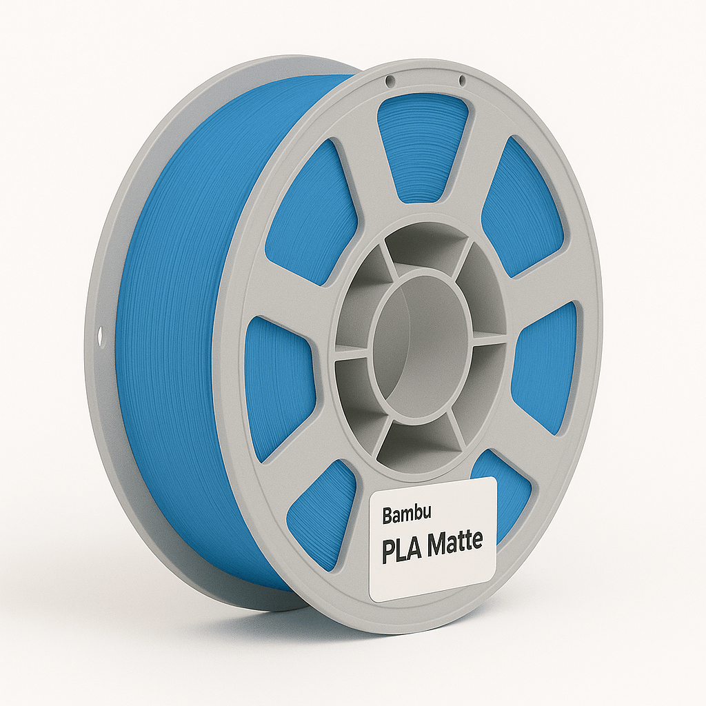 Bambu Lab PLA Matte Bobina con filamento Blu