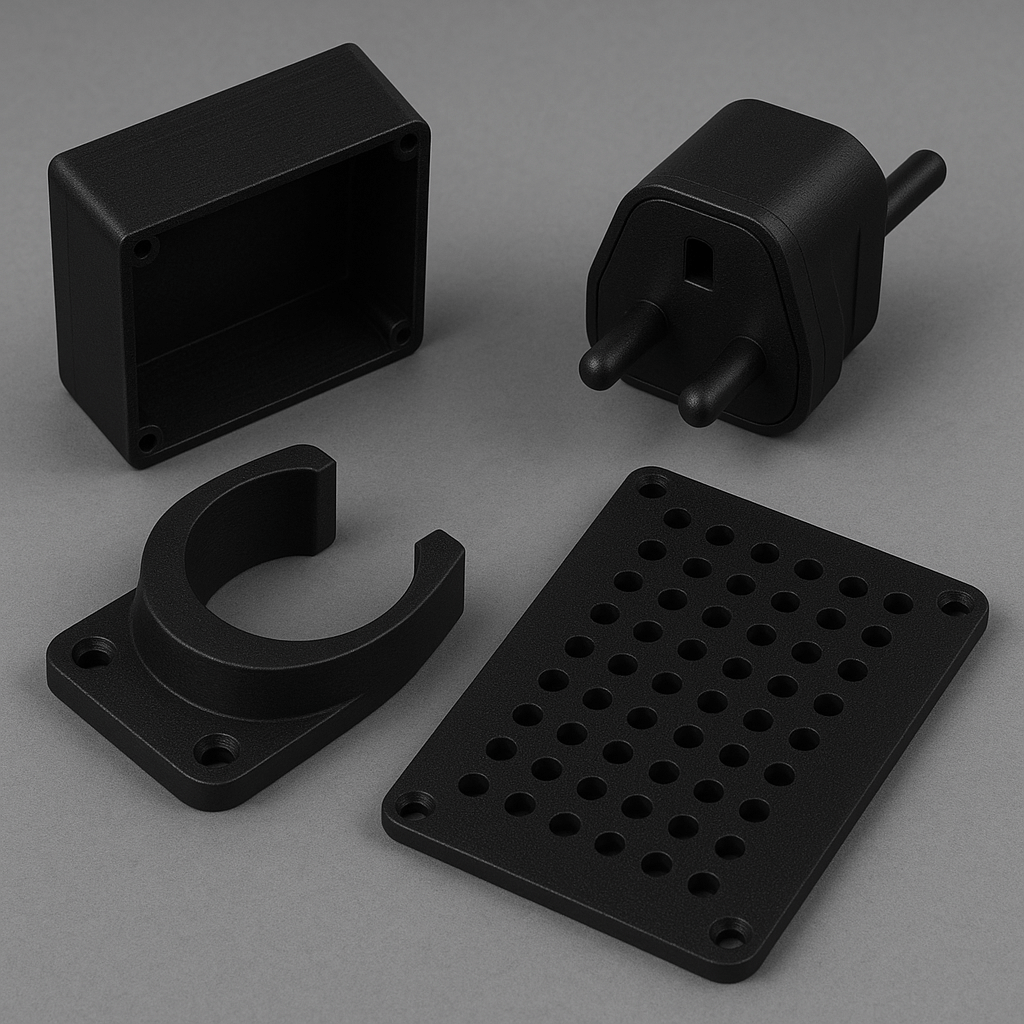 Bambu Lab PC FR Pezzi stampati colore nero