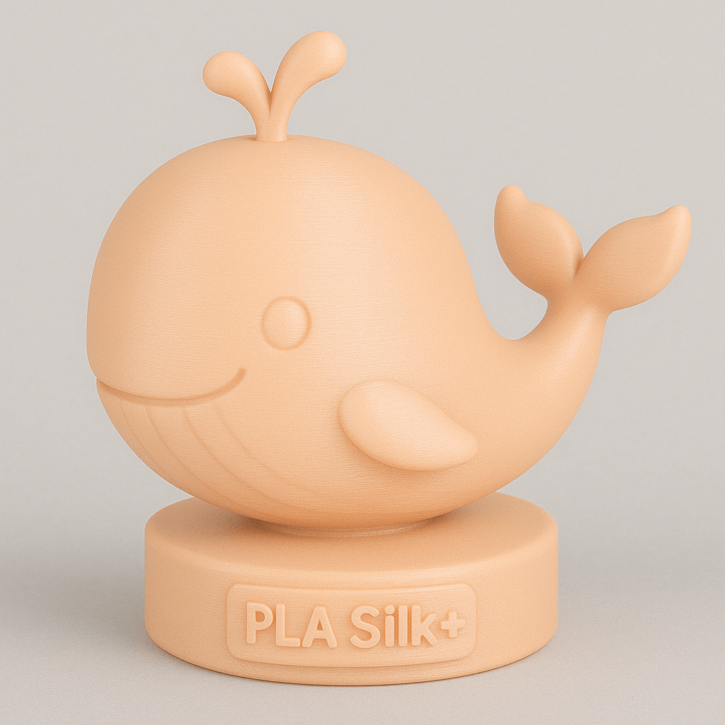 Oggetto stampato in 3D con filamento Bambu Lab PLA Silk+ Champagne lucido e di alta qualità