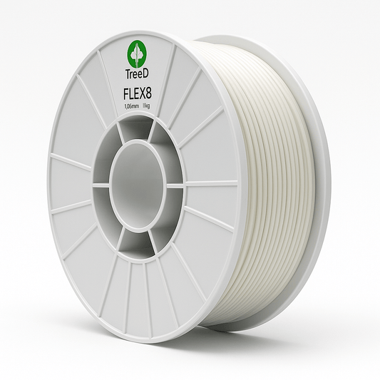 Treed Flex8 Tpu Bobina Filamento Bianco