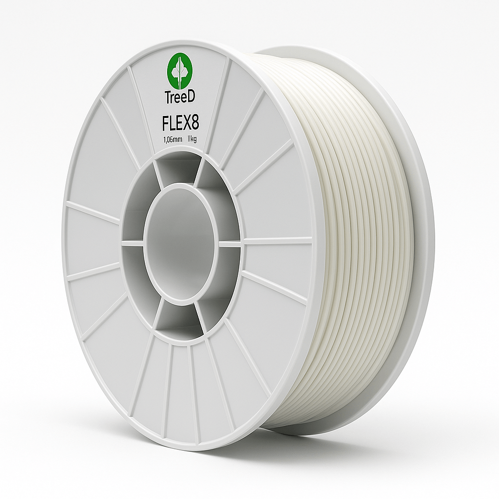 Treed Flex8 Bobina Filamento Bianco