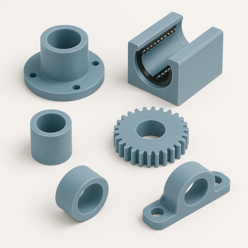 Igus Iglidur I151 pezzi vari stampati in 3d