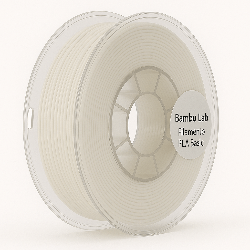 Bobina Bambu Lab PLA Basic bianco giada 1 kg