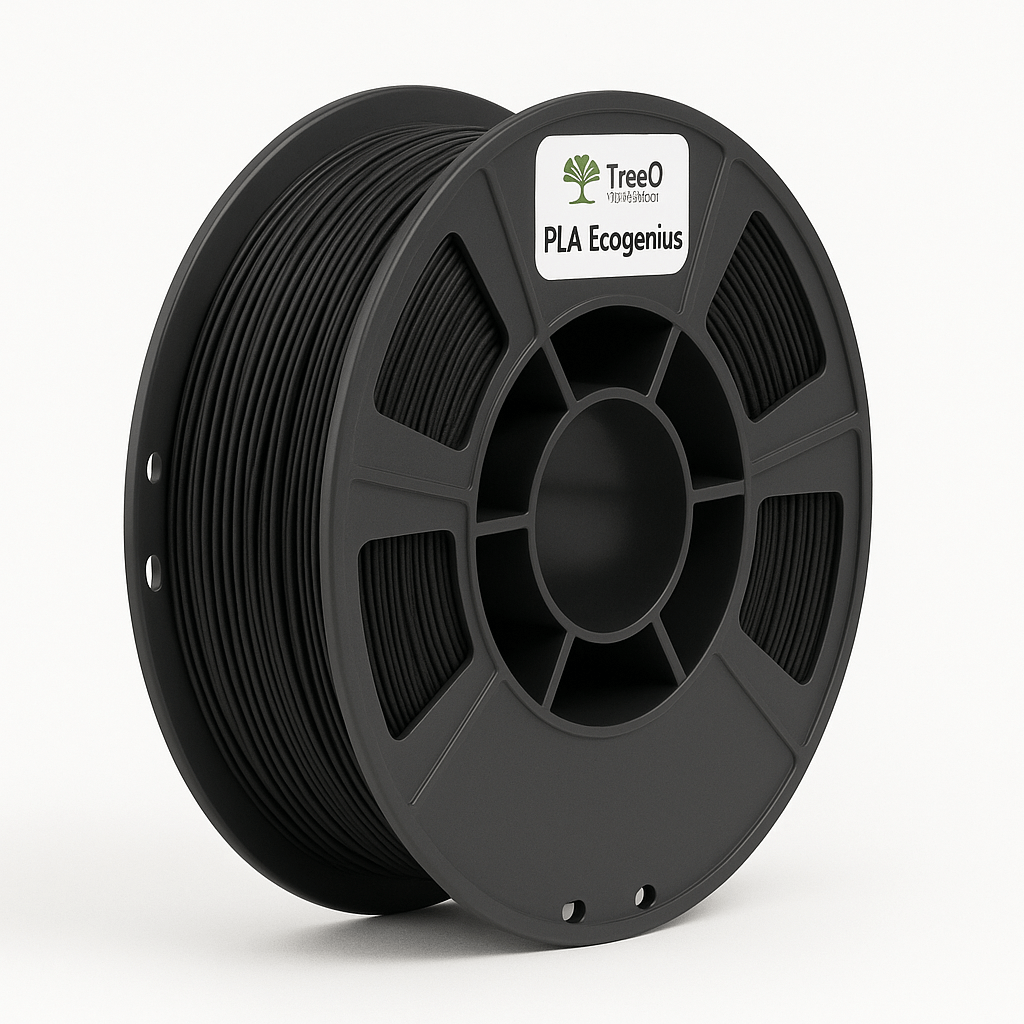 Treed Pla Ecogenius Bobina Filamento Nero