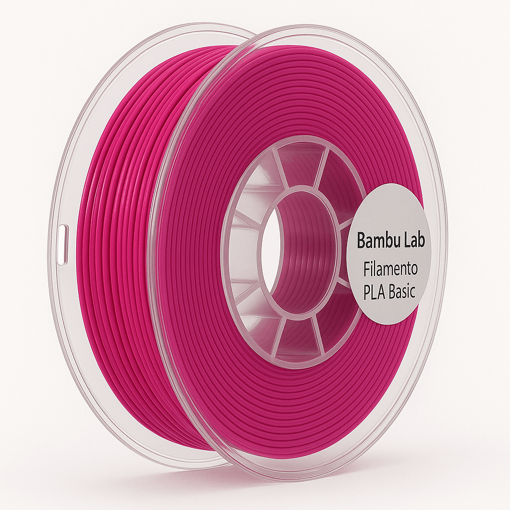 Bobina Bambu Lab PLA Basic fucsia 1 kg