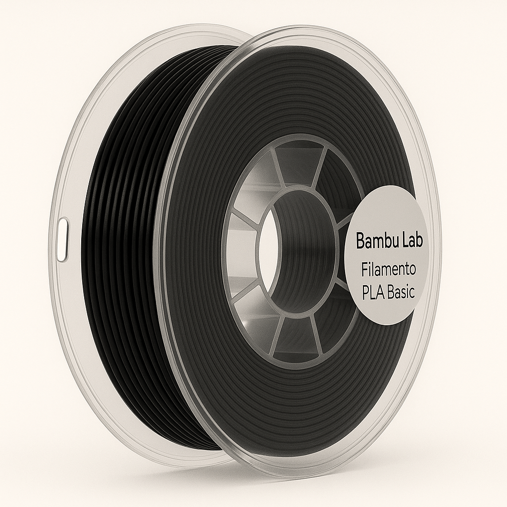 Bobina Bambu Lab PLA Basic Nero 1 kg