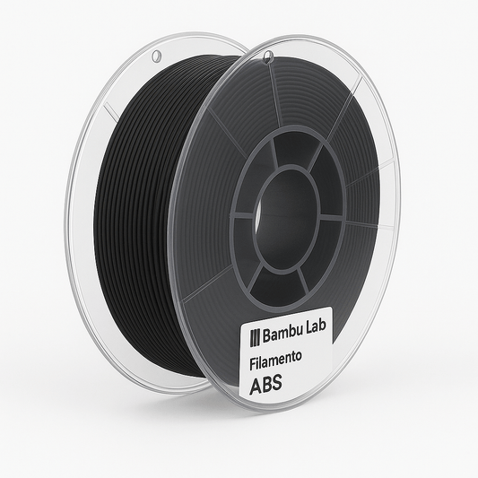 Bobina Bambu Lab ABS Nero 1 kg per stampa 3D ad alta resistenza e precisione