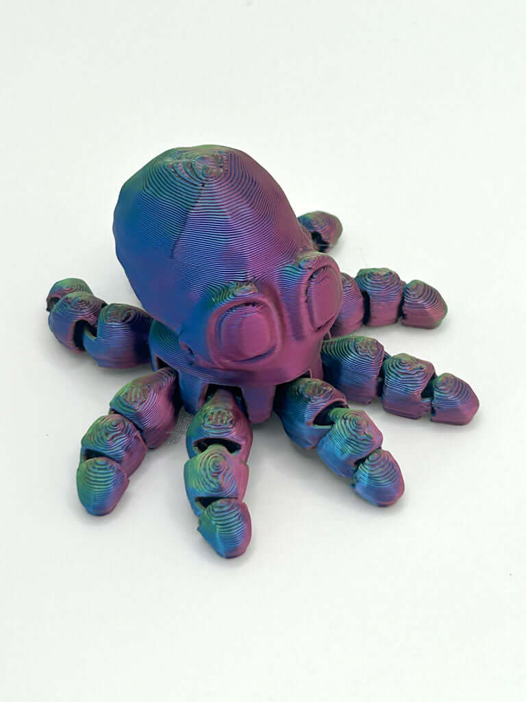 Pla Tricolore Bobina Polipo stampato in 3d